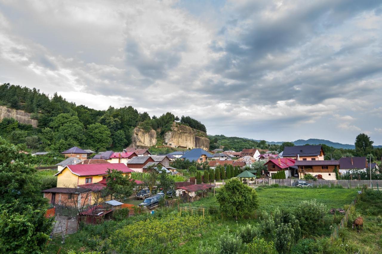 Pensiunea Xandra Hotel Corbi ภายนอก รูปภาพ